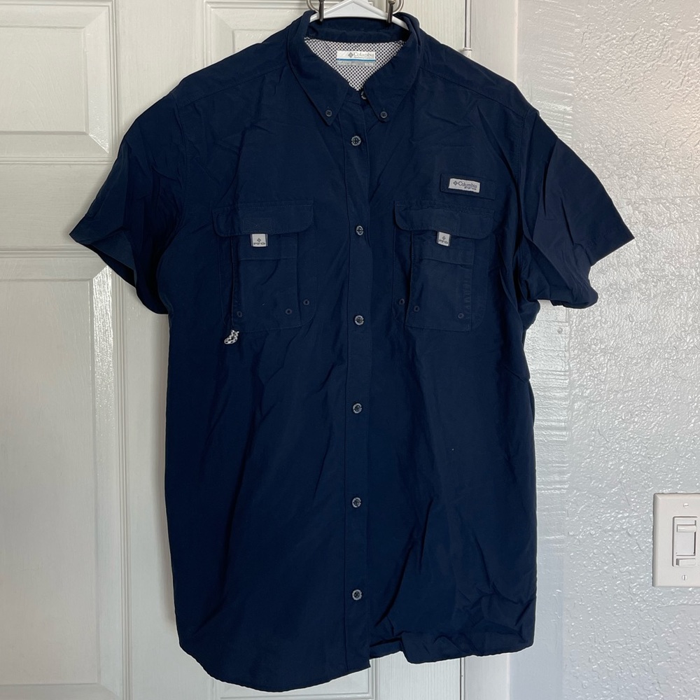 Columbia button down shirt in Navy blue - Size XL